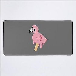flamingo flim flam Desk Mat