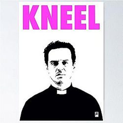 Kneel - Hot Priest aus Fleabag Poster