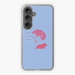 Fleabag これは愛の物語コミックピンクブルーパステルイラストサムスンギャラクシーソフトケースです