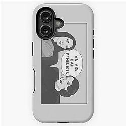 Fleabag 私たちは悪いフェミニストコミックミニマルイラストのiPhoneのタフケースです