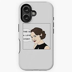 Fleabag Dies ist eine Love Story Comic Farbe Illustration iPhone Tough Case