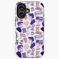 Fleabag (Pheobe Waller Bridge) + Hot Priest Surface Design Repeat Pattern (Farbversion) iPhone Tough Case