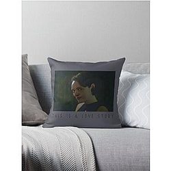 Fleabag Dies ist eine Liebe Geschichte Illustration Pfeil Kissen
