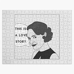 Fleabag Dies ist eine Liebe Geschichte Comic Illustration Puzzle