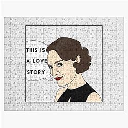 Fleabag Dies ist eine Liebe Geschichte Comic Farbe Illustration Puzzle