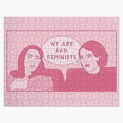 Fleabag Wir sind Bad Feminists Comic Pink Pastel Illustration Puzzle