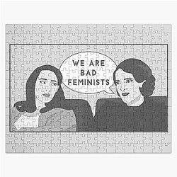 Fleabag Wir sind Bad Feminists Comic Minimal Illustration Puzzle