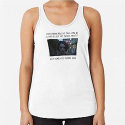 Fleabag Entweder jeder fühlt sich wie diese Illustration Racerback Tank Top