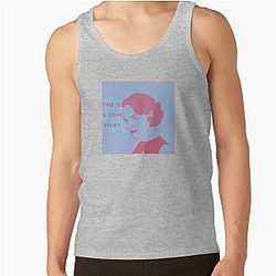 Fleabag Dies ist eine Love Story Comic Pink Blue Pastel Illustration Tank Top
