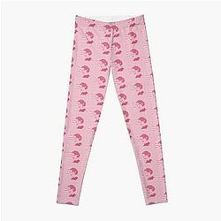 Fleabag Questo è un Love Story Comic Pink Pastel Illustration Leggings