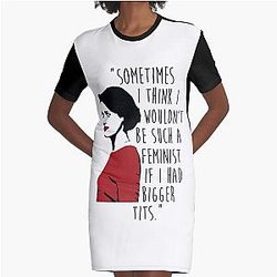 Fleabag Grafische T-Shirt Kleid