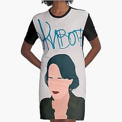 fleabag Grafische T-Shirt Kleid
