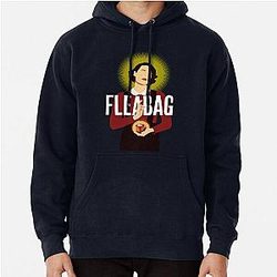 Semplice Fleabag con titolo Pullover Hoodie