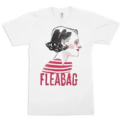 The Red Phoebe White DTNK2404 Fleabag T-Shirts