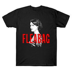 Halftone Portrait Red LA 0505 Fleabag T-Shirts