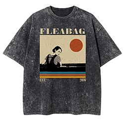 Retro Sunset Est. 2016 LA 0505 Fleabag Washed T-Shirts