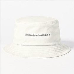 Frauen sind geboren mit Schmerzen in Fleabag Zitat Bucket Hat