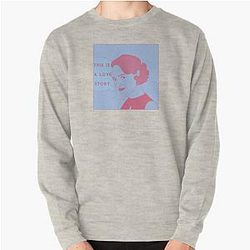 Fleabag Dies ist ein Love Story Comic Pink Blue Pastel Illustration Pullover Sweatshirt