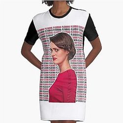 Fleabag Tv Show Poster Graphic T-Shirt Kleid