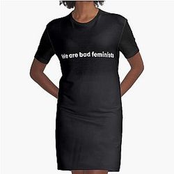 Fleabag - Wir sind Bad Feminists Graphic T-Shirt Kleid