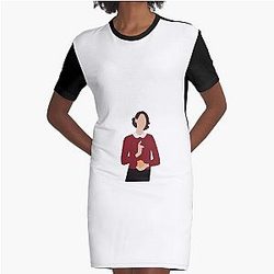 Fleabag Grafische T-Shirt Kleid