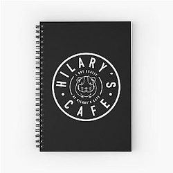 FleaBag - Hilary's Cafe Spiral Notebook