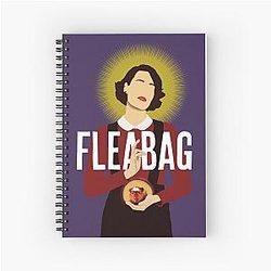 Einfach Fleabag mit Titel Spiral Notebook
