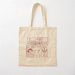FLEABAG illustrazione Tote Bag di cotone