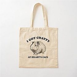 Fleabag Shirt- Ich habe Chatty bei Hilary's Cafe Cotton Tote Bag