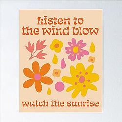 Fleetwood Mac Listen To The Wind Blow   Poster