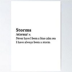 Storms by Fleetwood Mac Poster