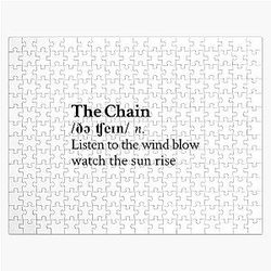 The Chain by Fleetwood Mac Stevie Nicks Aesthetic Minimal Jigsaw Puzzle
