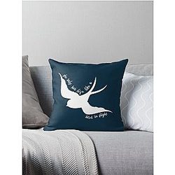 She Rules Her Life Like a Bird in Flight , Fleetwood Mac, Gypsy , Boho , Stevie Nicks , Rhiannon T-Shirt, Life is a Bird Throw Pillow