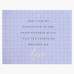 Landslide Fleetwood Mac Lyric Print Jigsaw Puzzle