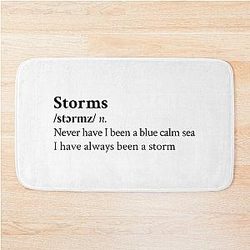 Storms by Fleetwood Mac Bath Mat