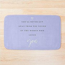 Silver Springs Fleetwood Mac Lyric Print Bath Mat