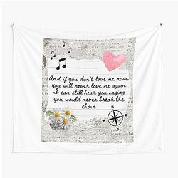 The Chain Fleetwood Mac Lyric Print Tapestry