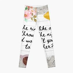 Rhiannon by Fleetwood Mac Lyric Print Leggings