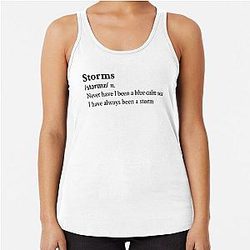Storms by Fleetwood Mac Racerback Tank Top