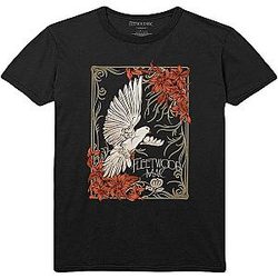 Fleetwood Mac T Shirt - Dove Band Logo Official Unisex Black