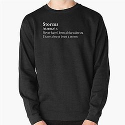 Storms by Fleetwood Mac Black Aesthetic Pullover Sweatshirt