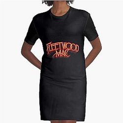  Fleetwood Mac Fleetwood Mac Graphic T-Shirt Dress