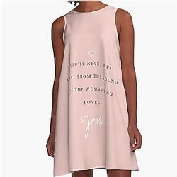 Silver Springs Fleetwood Mac Lyric Print A-Line Dress