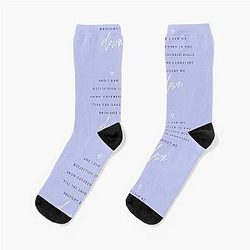 Landslide Fleetwood Mac Lyric Print Socks