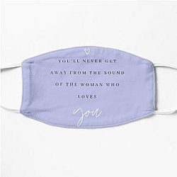 Silver Springs Fleetwood Mac Lyric Print Flat Mask