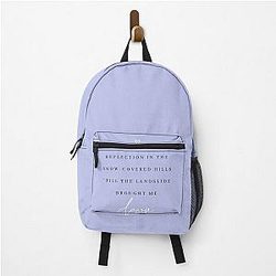 Landslide Fleetwood Mac Lyric Print Backpack