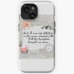 Landslide by Fleetwood Mac Lyric Print iPhone Tough Case