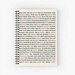 Fleetwood Mac - Dreams Spiral Notebook