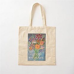 I Wanna Be With You Everywhere - Fleetwood Mac lyrics Cotton Tote Bag