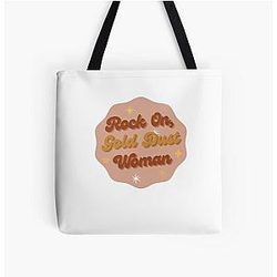 retro fleetwood mac gold dust woman All Over Print Tote Bag